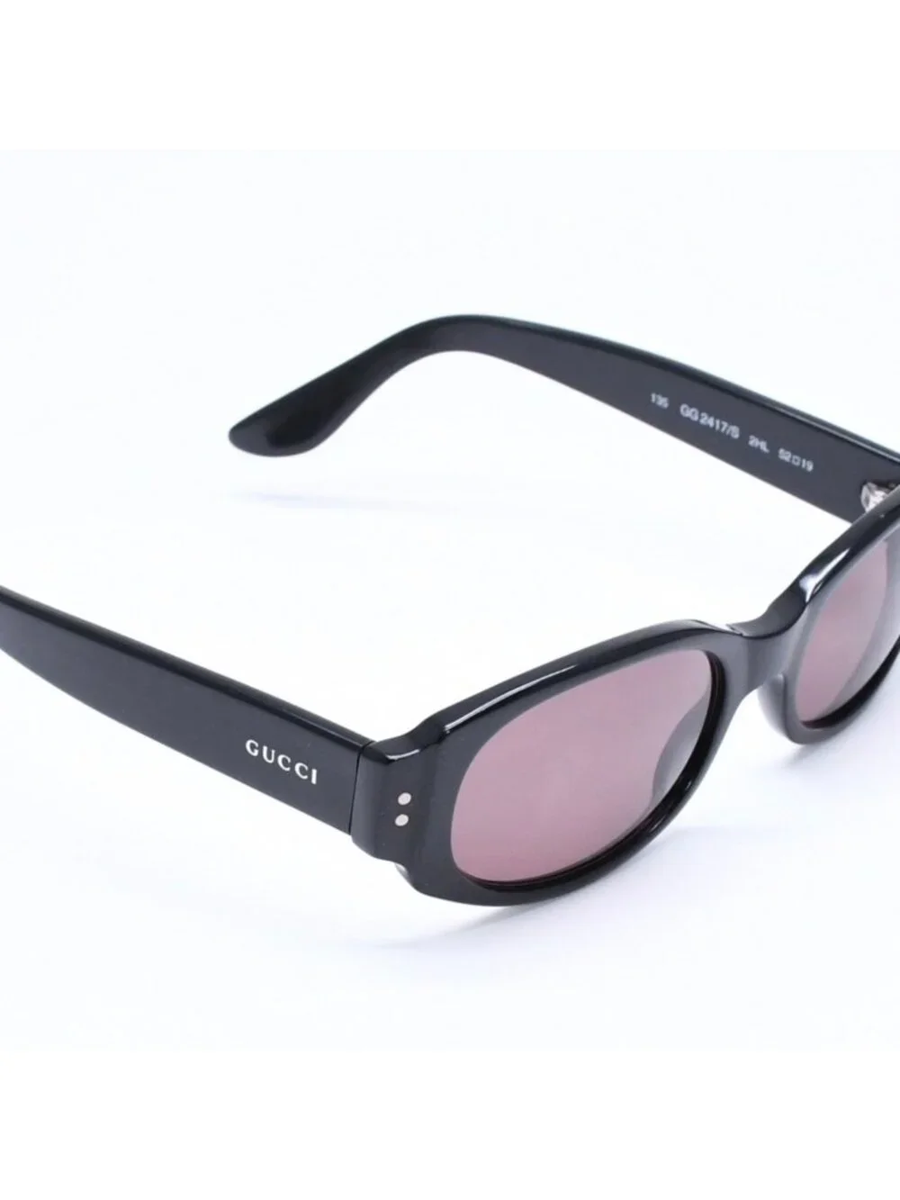 Gucci Oval Shape Sunglasses Eyewear S 52 19 Black Tom Ford Era Silver